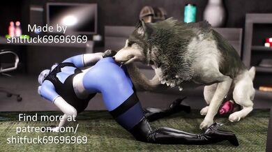 The Naughty Maid Cosplays as Skyrims Dragonborn, and Fucks a Dog