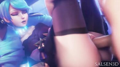 Watch this hardcore compilation of League of Legends fans getting creampied in various situations, from shower sex to lesbian threesomes!