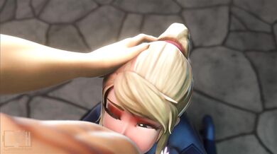 Samus Aran Blowjob Godess [Cumminham]