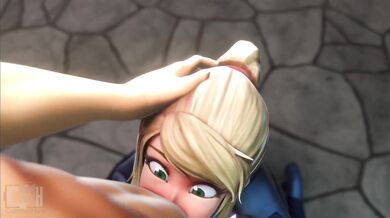 Samus Aran Blowjob Godess [Cumminham]