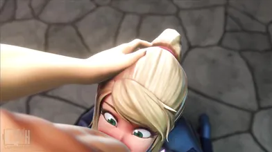 Samus Aran Blowjob Godess [Cumminham]