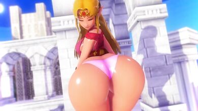 Zeldas Big Ass Hitbox in Super Smash Bros Ultimate