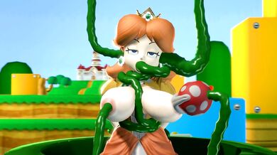The Garden of Perversity: Daisy and Piranha Plants in a Nasty Threesome [gurochanop]