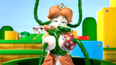 The Garden of Perversity: Daisy and Piranha Plants in a Nasty Threesome [gurochanop]
