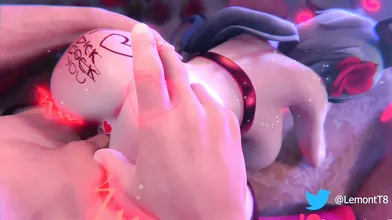 The white-haired goddess Ganyu fucked by the giant Lemont8 in 4k Ultra HD!