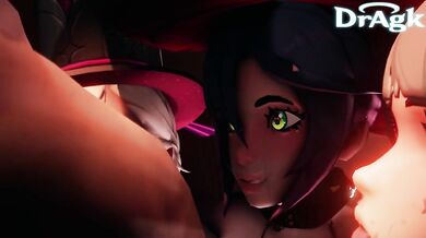 The Perverted Adventures of Dragk Fontaine: Triple Oral - Full Animation