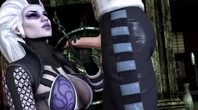 Two-Faced Love: The Revenant and Sindel Give Johnny a Hand Job