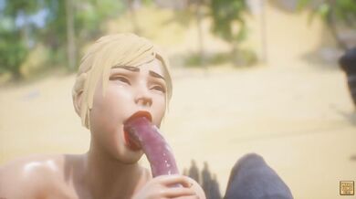 A young and innocent blonde girl explores the wildlife of a forest, until she comes across a werewolf that seduces her with his animalistic charm