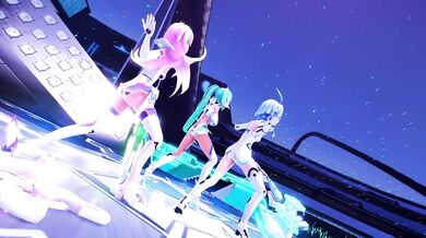 Neptunia Hyper Concert - Samsara | White Heart, Green Heart, Purple Sister