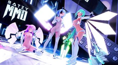 Neptunia Hyper Concert - Samsara | White Heart, Green Heart, Purple Sister