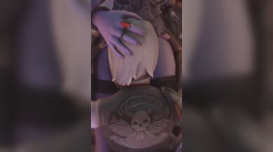 Jessica Nigri showering with Widowmaker's cum [NSFW]