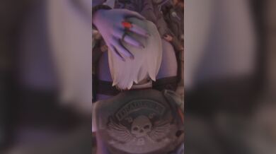 Jessica Nigri showering with Widowmaker's cum [NSFW]