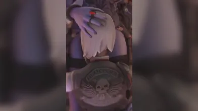 Jessica Nigri showering with Widowmaker's cum [NSFW]