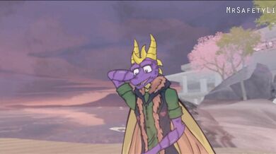 Spyro, Cynder and Mr Safety Lion: A Love Triangle