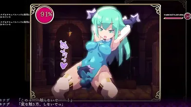 In the deepest depths of the futa dungeon, Kanade animates two busty futa warriors as they use their massive cocks to fuck each other senseless