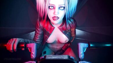 MILFy Harley Quinns Wet and Flying Fuck Fest with Its-Gergless