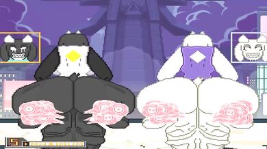 The second part of Mugen Hyper Futa Toriel completely filling up LopunnyF, a hentai PORN video