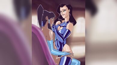The two lovely girls, Asami and Korra, were caught in a moment of passion while narrating their way through the story of their lives