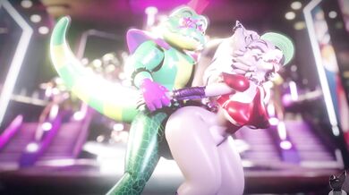 The passionate adventures of Roxanne the werewolf as she gets her fill from behind by her loyal pet dog