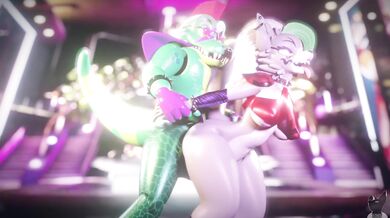 The passionate adventures of Roxanne the werewolf as she gets her fill from behind by her loyal pet dog