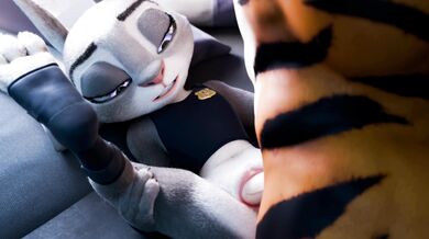 Mrs Judith with a Dancers Wig and Frittter