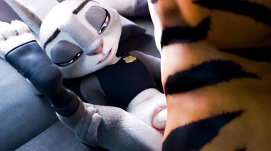 Mrs Judith with a Dancers Wig and Frittter