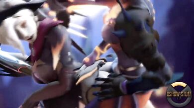 Demon Symmetra x Witch Mercy - Xshdw