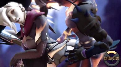 Demon Symmetra x Witch Mercy - Xshdw