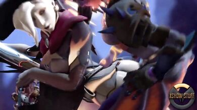 Demon Symmetra x Witch Mercy - Xshdw