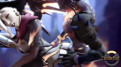 Demon Symmetra x Witch Mercy - Xshdw