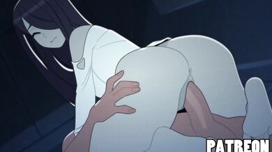 The nerdish captor of Sadako ravages her sexy body with his massive cock