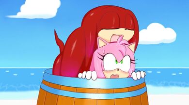 Knuckles and Amy get trapped in the exciting adult toy store [Excito]