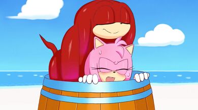 Knuckles and Amy get trapped in the exciting adult toy store [Excito]