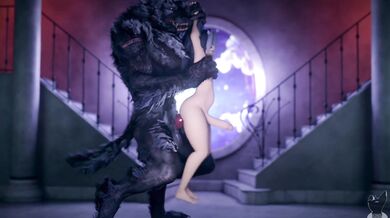 The little foxboy gets deep fucked in an animated twitchy way