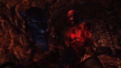 Ebon Necromancer and the Enslaved Orc Maiden