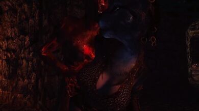 Ebon Necromancer and the Enslaved Orc Maiden