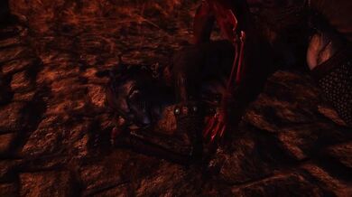 Ebon Necromancer and the Enslaved Orc Maiden