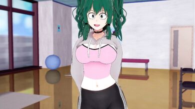 Female Deku and Futa Mount Lady: Eighty-Nine-Inch Expertise