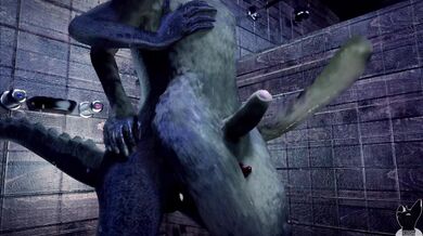 [The Elder Scrolls] Argonian Khajiit [Twitchy Animation]