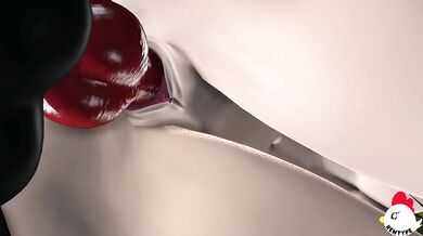 Two ponies in heat and a furry creature