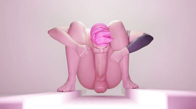 Zara in a delectable self-fellatio