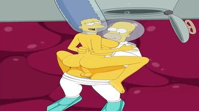 Mom and Dad (the naked version) starring Marge and Homer