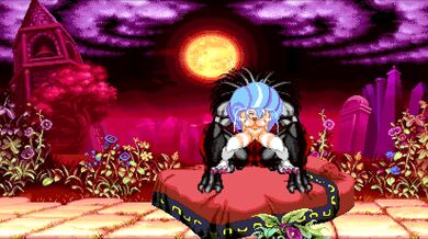 Felicia from Darkstalkers takes on MUGEN characters in a wild and erotic battle to the finish line!