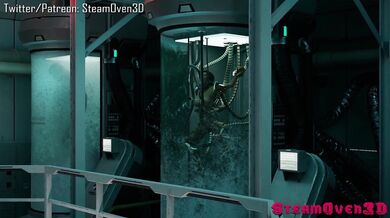 Tomb Raiders Lara Croft gets captured by a machine and for*ced into bondage experimentation in SteamOven3D