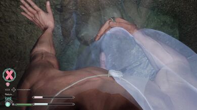 The ghost is fucked by a demonic entity, leaving it helpless and possessed in this erotic horror story