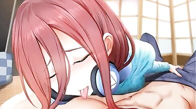 The Nipple Queen: Miku Nakanos Unforgettable Lick Session with Ginhaha!