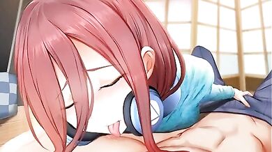 The Nipple Queen: Miku Nakanos Unforgettable Lick Session with Ginhaha!