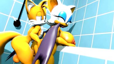 The adventures of the hot babes Tails and Rouge, featuring the spider-like abilities of Spiderman123!