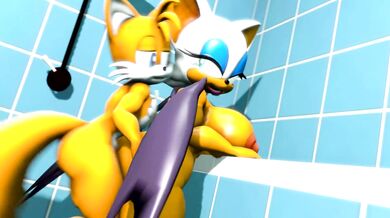 The adventures of the hot babes Tails and Rouge, featuring the spider-like abilities of Spiderman123!