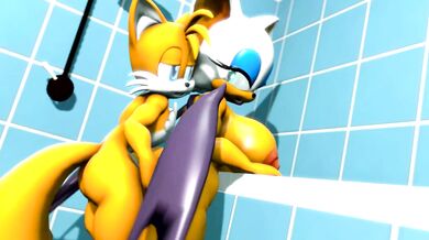 The adventures of the hot babes Tails and Rouge, featuring the spider-like abilities of Spiderman123!